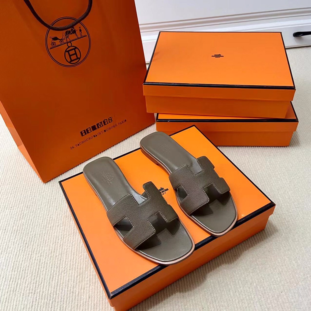 에르메스 올수공 오란 슬리퍼 샌들 앱송 60